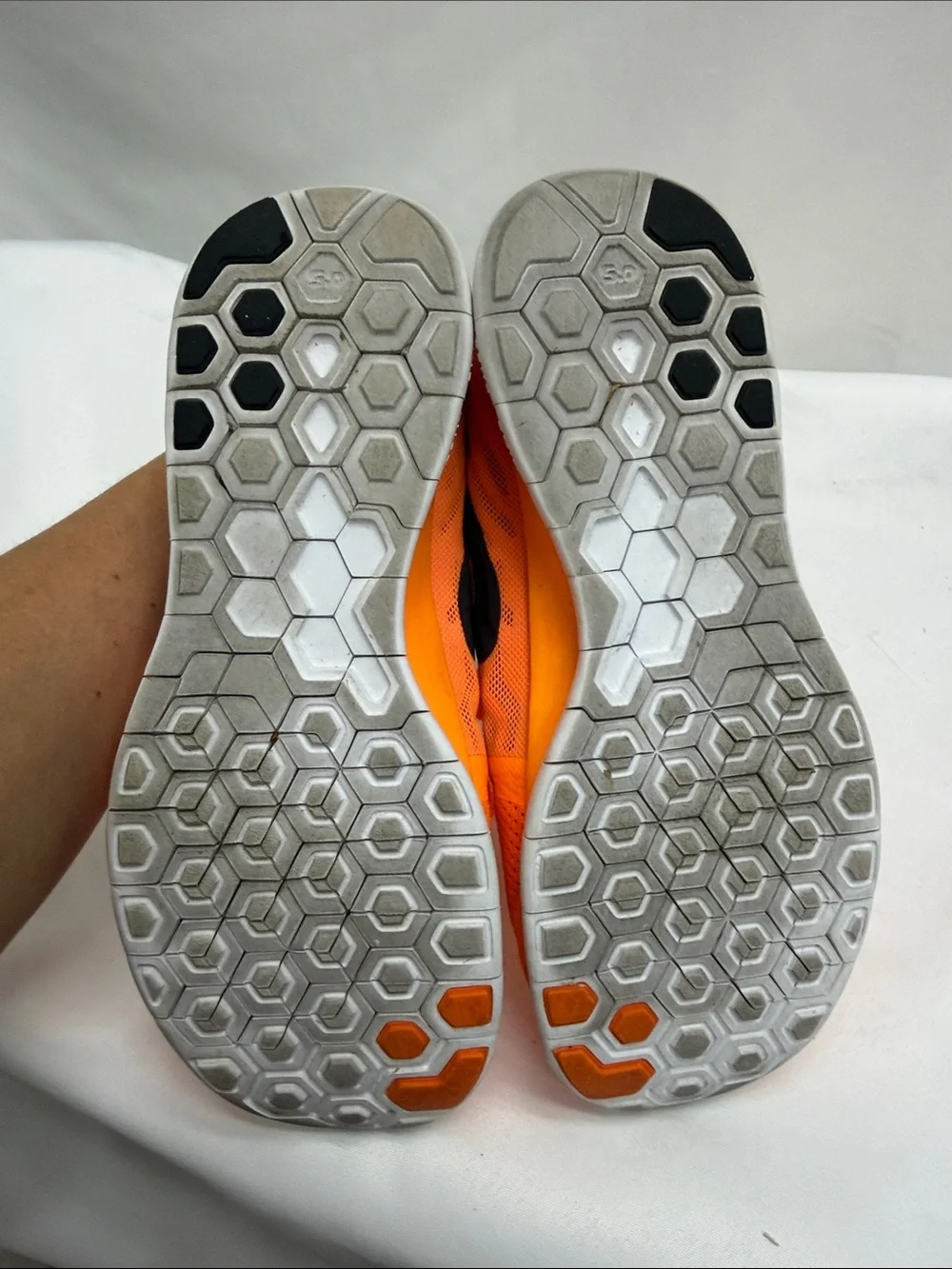 Nike Orange and Black Women’s Athletic Sneakers